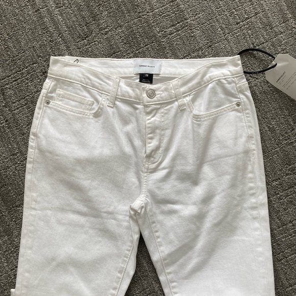 Current/Elliott The Stiletto Style Jeans Clean White - Picture 6 of 11